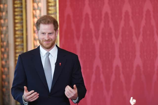 BIRTHDAY WISHES: From Prince Harry. Picture: Simon Wilkinson/SWpix.com.