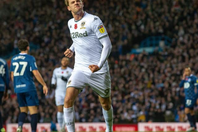 FULL HOUSE - Patrick Bamford could be celebrating in front of a quarter-full Elland Road next season when Leeds United take their place in the Premier League