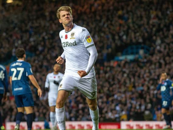 FULL HOUSE - Patrick Bamford could be celebrating in front of a quarter-full Elland Road next season when Leeds United take their place in the Premier League