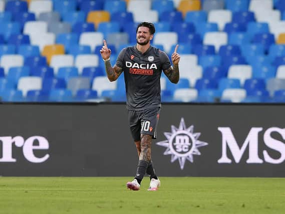 WISH LIST - Rodrigo De Paul has always been on Victor Orta's list but reports in Italy suggest the Whites are 'serious' about the Udinese midfielder. Pic: Getty