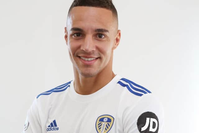 New Leeds United forward Rodrigo. (LUFC)