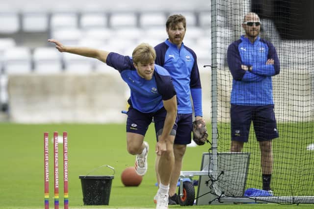 FRUSTRATION: Yorkshire's David Willey has been left out of England's T20 and ODI squads for the forthcoming series' against Australia. Picture by Allan McKenzie/SWpix.com