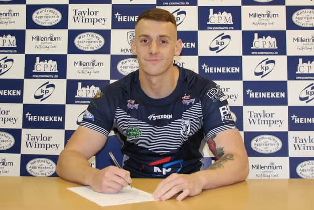 Ireland international Frankie Halton has signed a two-year contract with Featherstone Rovers. Picture: Courtesy Featherstone Rovers RLFC