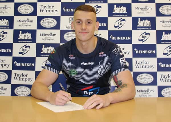 Ireland international Frankie Halton has signed a two-year contract with Featherstone Rovers. Picture: Courtesy Featherstone Rovers RLFC