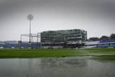 Yorkshire Vikings v Leicestershire Foxes T20 Blast at the Emerald Headingley Stadium abandoned due to heavy rain. Picture: Tony Johnson/JPIMedia.