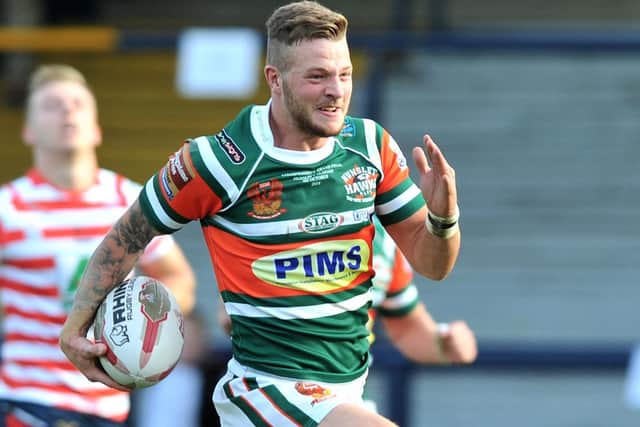 Full-back Jimmy Watson has signed a new Hunslet contract. Picture: Bruce Rollinson/JPIMedia.