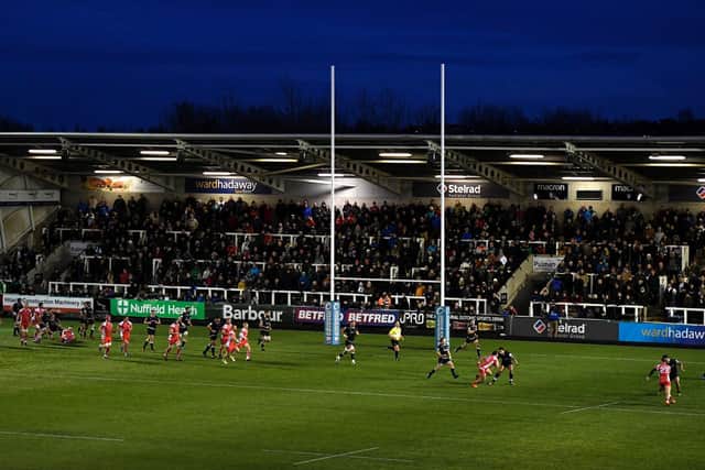Newcastle Falcons' Kingston Park. Picture by Getty Images.