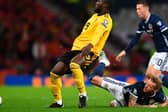 WAITING IN THE WINGS: Leeds United captain Liam Cooper, centre, could be handed a third cap for Scotland against the Czech Republic on Monday night. Photo by ANDY BUCHANAN/AFP via Getty Images.