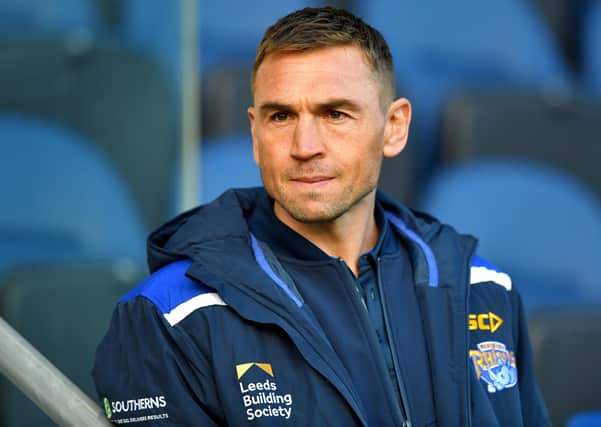 Leeds Rhinos director of rugby, Kevin Sinfield, is an advocate of points being awarded to the opposition if teams are unable to fulfil fixtures. Picture: Dave Howarth/PA Wire.