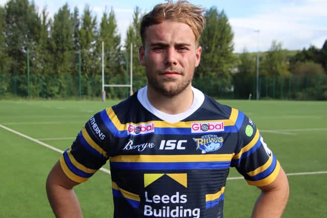 James Harrison in Rhinos kit. Picture by Phil Daly.