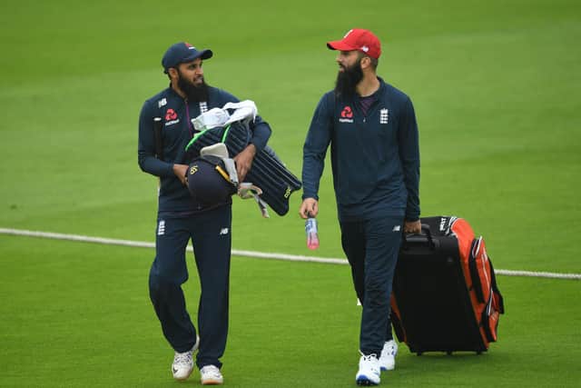 FAMILIAR FACE: Adil Rashid (left), could yet play a vital role in the T20 Blast for Yorkshire. Picture: Gareth Copley/POOL/PA