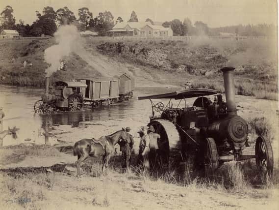 Fowler traction engines used during the Boer War.