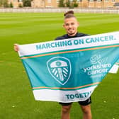 JOINING FORCES: Leeds United and midfielder Kalvin Phillips, above, with Yorkshire Cancer Research. Picture by Leeds United.
