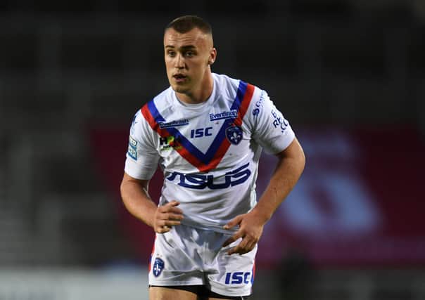 Wakefield Trinity's Connor Bailey in action against Hull FC last night.
 Picture: Jonathan Gawthorpe.