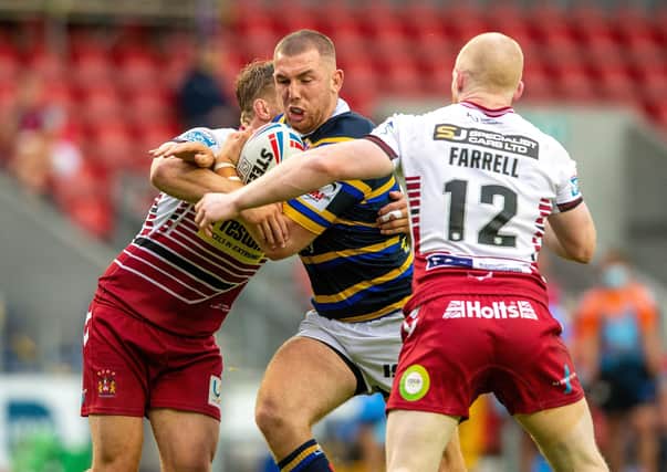 Strange Times: Cameron Smith and Leeds Rhinos will be playing on a Thursday afternoon later this month. Picture Bruce Rollinson