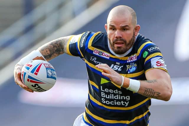 Leeds Rhinos forward, Adam Cuthbertson, made a surprise return from injury against Huddersfield. Picture: Alex Whitehead/SWpix.com.