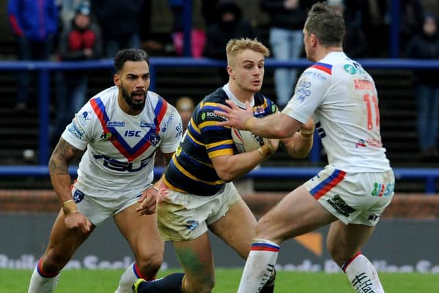 Banned: Alex Sutcliffe will miss Leeds Rhinos' next two matches.