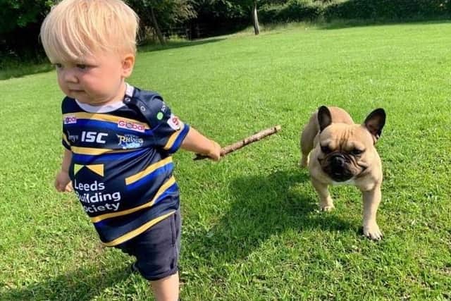 The local rugby community has rallied around Arlo