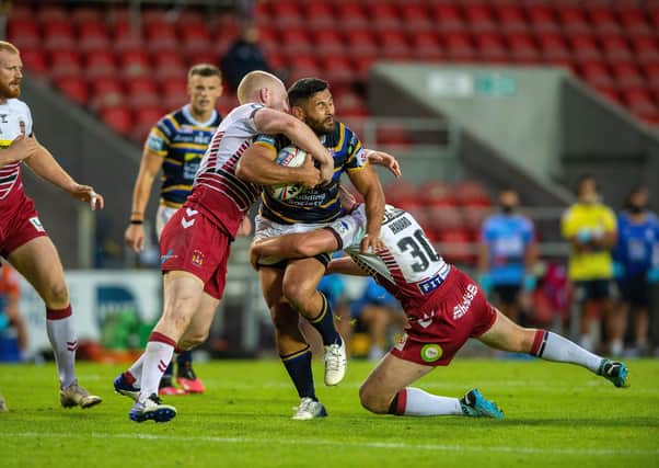Rhyse Martin is available for selection against Hull KR. Pictue: Bruce Rollinson/JPIMedia.