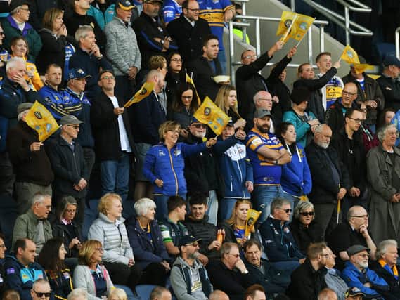 Leeds Rhinos fans. Picture by Jonathan Gawthorpe.