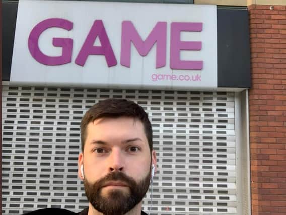 Ben queued outside the GAME store from 6.30am