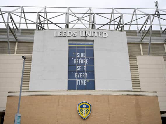 Leeds United are taking in their first Premier League home game in over 16 years. Photo by Gareth Copley/Getty Images.