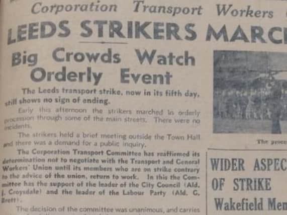 How your YEP reported the strikers march.