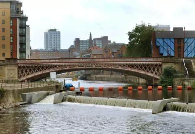 A man has died after being pulled out of the River Aire