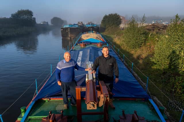 John Branford and son Jonathan Picture: James Hardisty