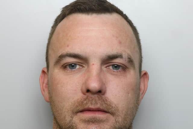 Ryan Smith was jailed for 18 months for attacking his partner.