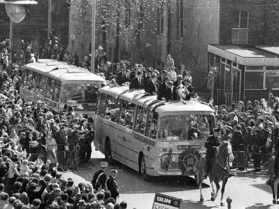 The Loiners return to Leeds with the Challenge Cup in 1968.