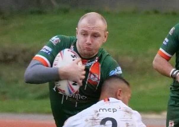 Re-signed Parksiders three-quarter Matty Chrimes. Picture: Hunslet RLFC.