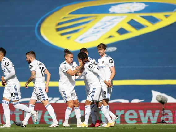 UP AND RUNNING: Newly-promoted Leeds United already have their first win back in the Premier League. Photo by Carl Recine - Pool/Getty Images.