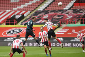 WINNER: Leeds United striker Patrick Bamford made it three goals in three games to settle Sunday's derby against Sheffield United at Bramall Lane. Photo by Oli Scarff - Pool/Getty Images.