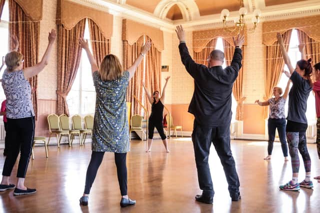 One of Ascendance's dance classes before lockdown. Picture: Lucy Barker