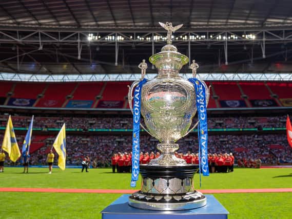 The Challenge Cup at Wembley. Picture by Alex Whitehead/SWpix.com.