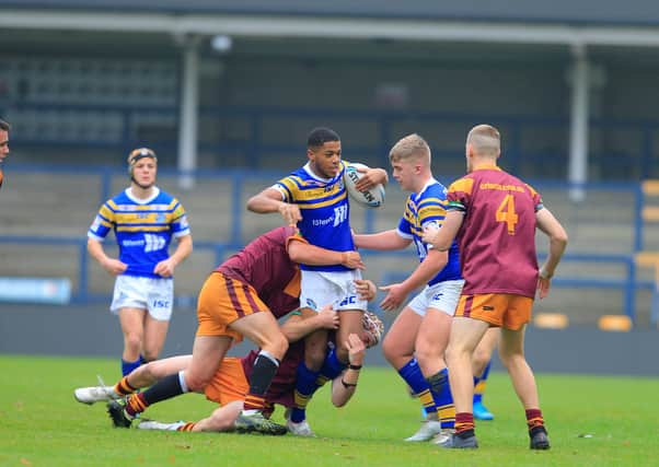 CALLED UP: 16-year-old Levi Edwards has been named in the Leeds Rhinos provisional 21-strong squad. Picture: Craig Hawkshead.