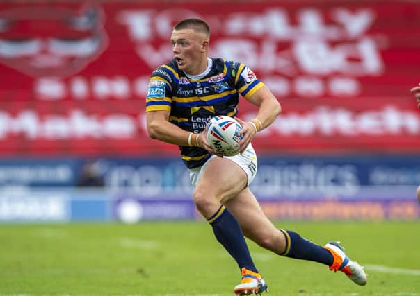 OPPORTUNITY KNOCKS: Leeds Rhinos' Callum McLelland will be one of the more experienced players on show at Headingley today. Picture: Bruce Rollinson.