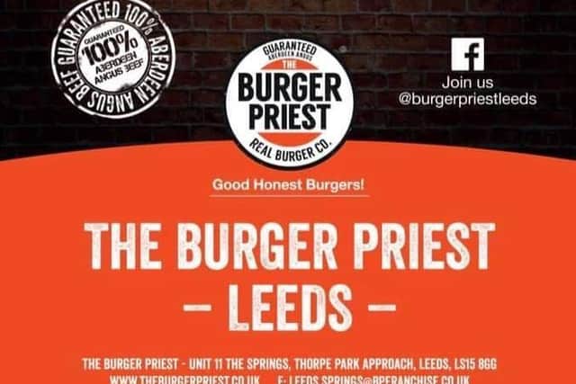 The Burger Priest is expected to generate around 20 new jobs when it opens at The Springs at Thorpe Park.