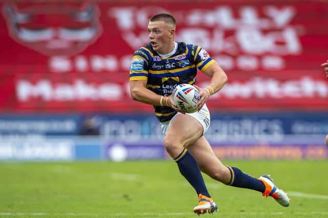 All to play for: Leeds Rhinos' Callum McLelland.  Picture Bruce Rollinson