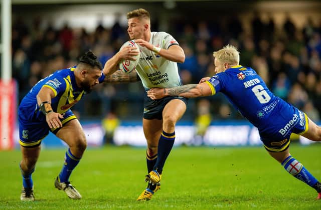 Welcome Return: Leeds Rhinos full-back Jack Walker is in the squad for Wednesday's Super League match against Catalans Dragons,