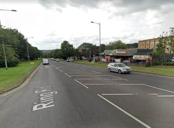 A man was taken to hospital with serious injuries after a crash on the Ring Road in Leeds.