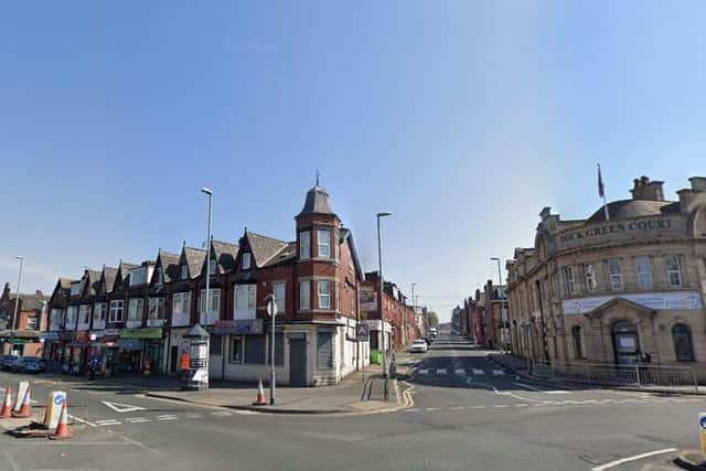 The location of the fire on Harehills Road (Photo: Google)