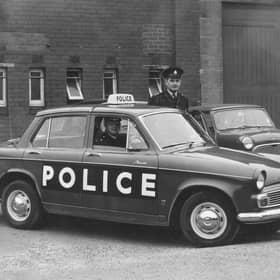 The new look Leeds City Police car in September 1966. It had an illuminated sign on top and large letters on each side.