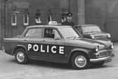 The new look Leeds City Police car in September 1966. It had an illuminated sign on top and large letters on each side.