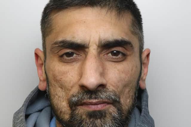 Robber Nasser Khan was jailed for 12 years over robbery at Wellstone Rise Post Office.