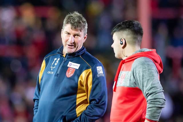 Hull KR coach Tony Smith has proved a positive influence on Ben Crooks. Picture by Allan McKenzie/SWpix.com