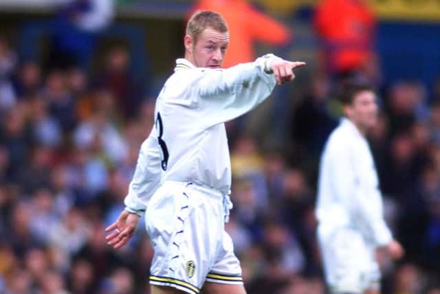 David Batty points the way. PIC: Varley Picture Agency