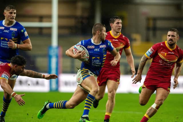 Jack Walker made a 40-minute comeback agianst Catalans. Picture by Bruce Rollinson.