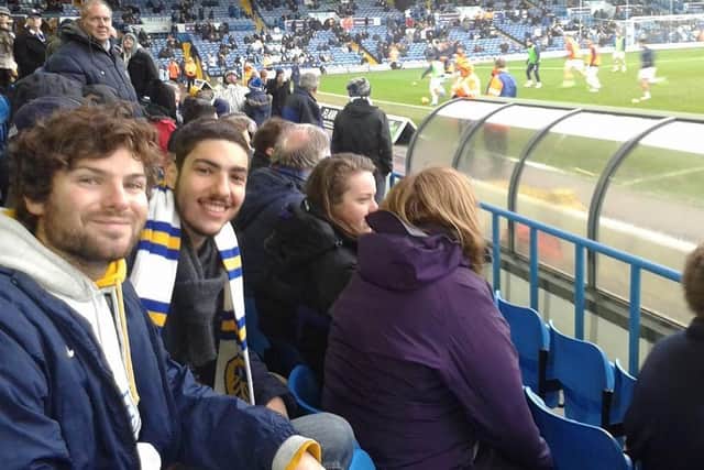 Giovanni and his english friend Jono Goldsack who brought him to Elland Road in 2014.